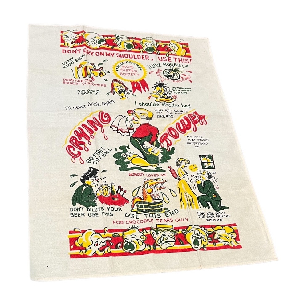 DON'T CRY ON MY SHOULDER, USE THIS! CRYING TOWEL